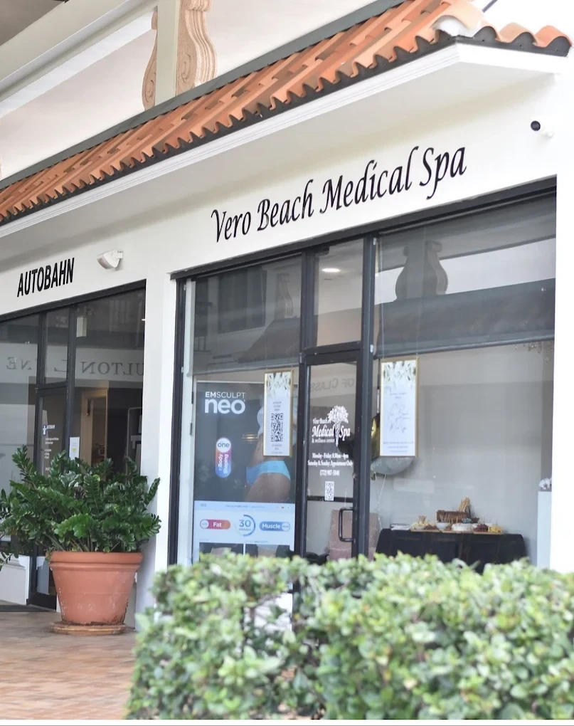 Vero Beach Medical Spa storefront and sign on A1A in Vero Beach, FL